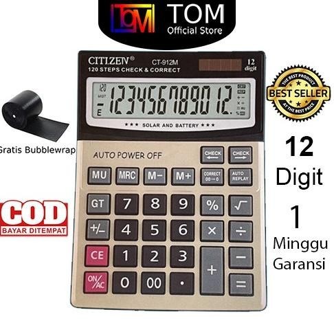 

Update - Kalkulator CT-912M 12 Digit - Calculator Dual 2 Power