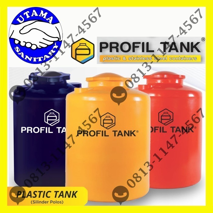 ✅Ready Toren / Tandon /Tangki Air Plastik Profil Tank Tda 1300 Garansi 25 Thn Terbaru