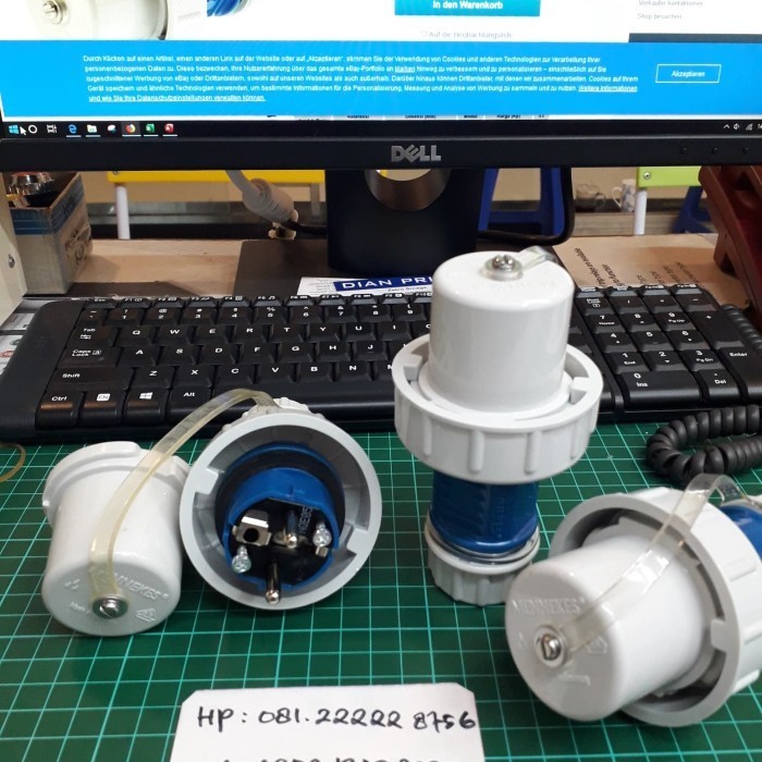 [Baru] Mennekes 10828 Schuko Stecker Ip68 2Pin Terbaru