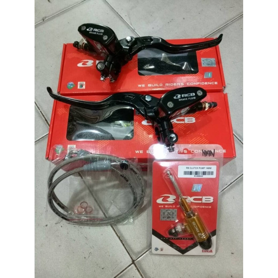 [New] Hidrolik Set Kopling Rcb Master Rem Kanan Kiri Rcb Selang Rem Rcb Terbatas
