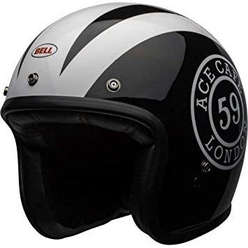 [Ori] Bell Custome 500 Ace Cafe L Helm Retro C500 Half Face Helmet Original Diskon