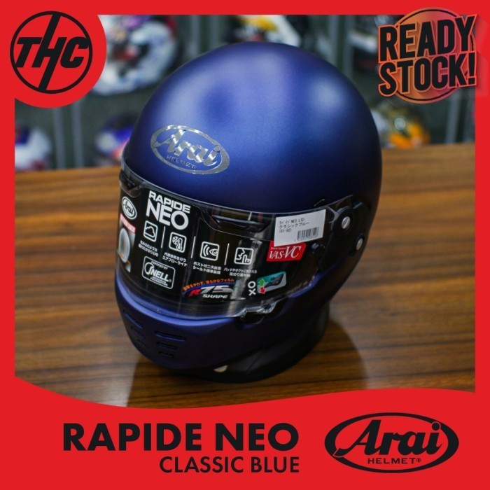 [Ori] Arai Rapide Neo Ltd Classic Blue Original Classic Full Face Helm Diskon