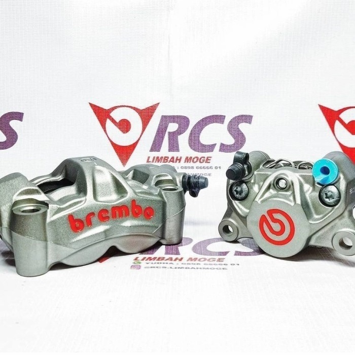 [Ori] Paket Kaliper Depan Belakang Brembo M50 Dan Brembo P2 Red Logo Terbaru