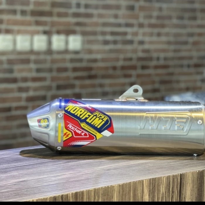 [Original] Termurah Knalpot Norifumi Rocket 4 Ss Yamaha Wr155 Fullsystem Ori Berkualitas