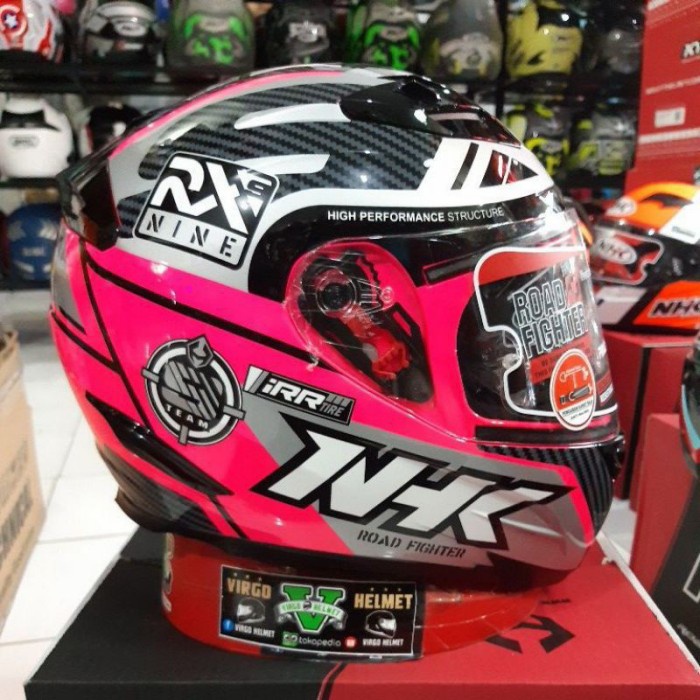 [Ori] Helm Nhk Rx9Nhk Rx9 # Motif Pink Silver / Flou Otiginal Nhk Rx9 Limited