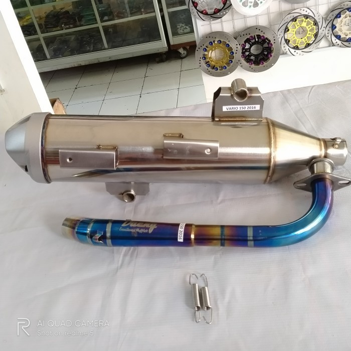 [Original] Knalpot Racing Tsukigi Merek Daeng Buat Honda Vario 150  2016 Terbatas