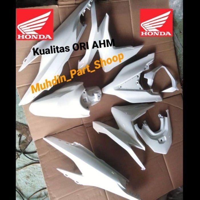 [Original] Full Set Body Halus Vario All New 125 150 Warna Putih Mutiara Limited