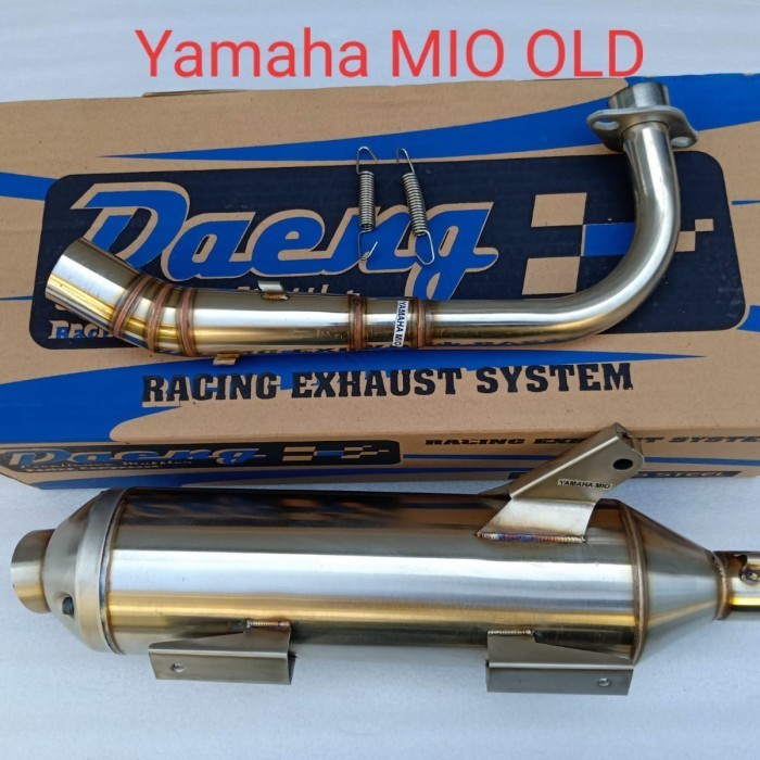 [Original] Knalpot Tsukigi Mio Fino Karbu Full Stainless Daeng Diskon