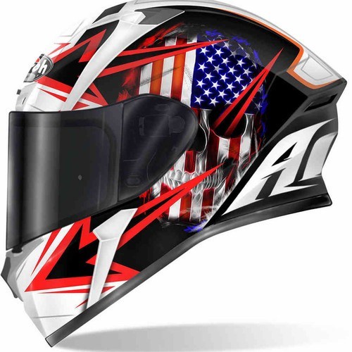 [New] Airoh Valor Sam Black Gloss  Helm Full Face  Airoh Valor Berkualitas