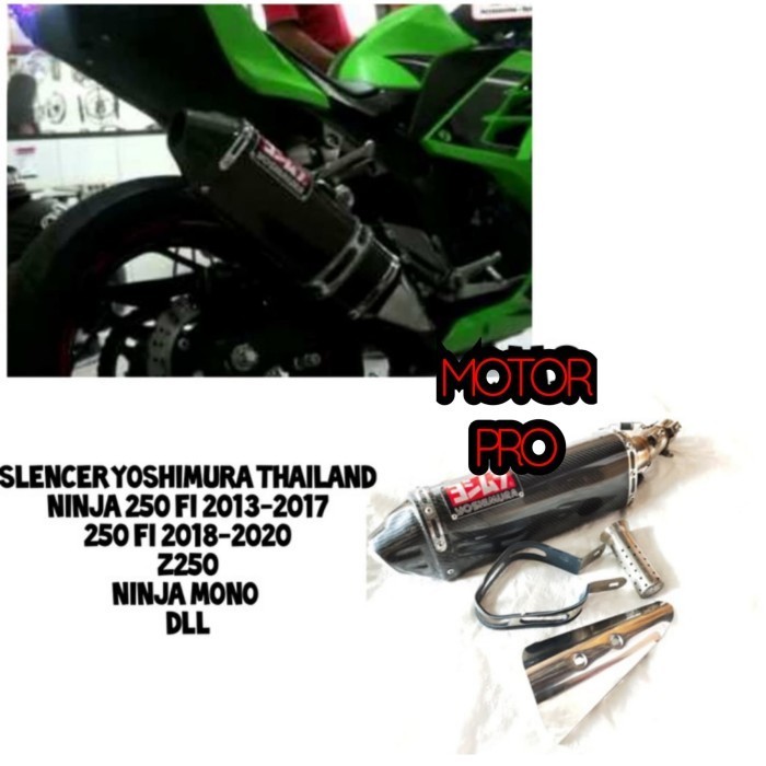 [Original] Slencer Yoshimura Karbon Thailand Ninja 250 Fi Old New Z250 Mono Limited