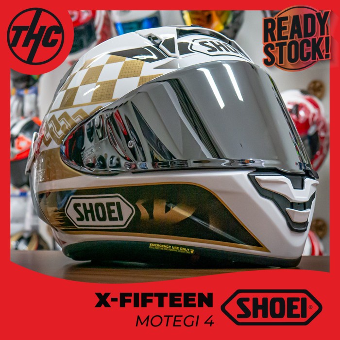 [Ori] Shoei X15 Motegi 4 Full Face Helmet Terbaru