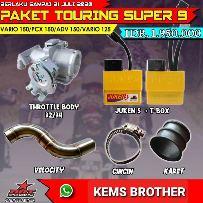 [Original] Tb Pcx Brt 150 Adv 150 Vario 150 Plus Ecu Juken 5 Berkualitas