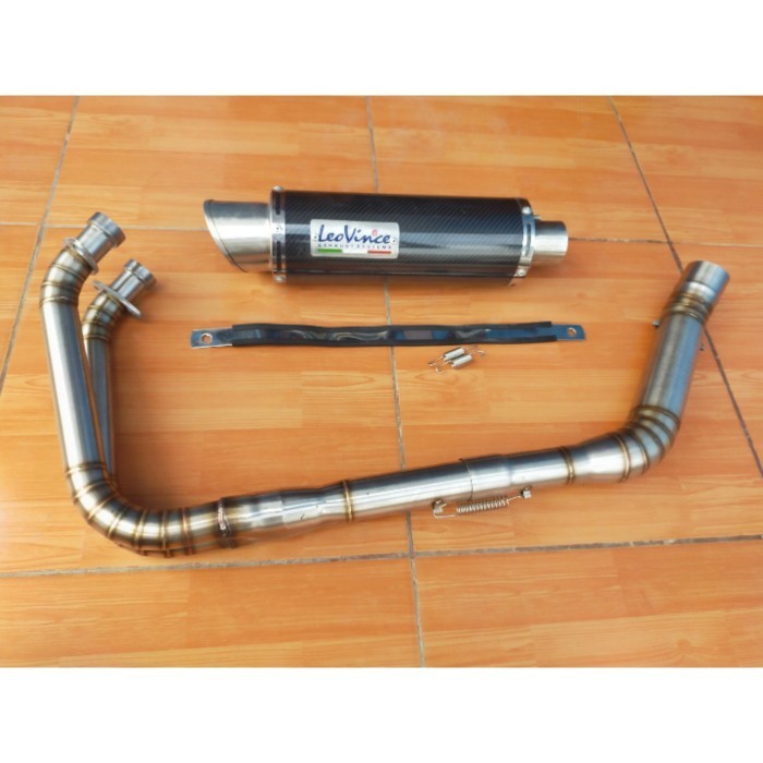 [Original] Knalpot Ninja Fi 2018 Ninja Karbu 250 Fi Leovince Gp Pro 1 Berkualitas