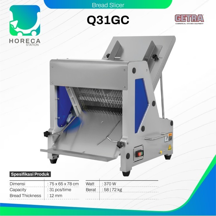 

[New Ori] Getra Bread Slicer Q31Gc / Q-31Gc / Q 31 Gc Diskon
