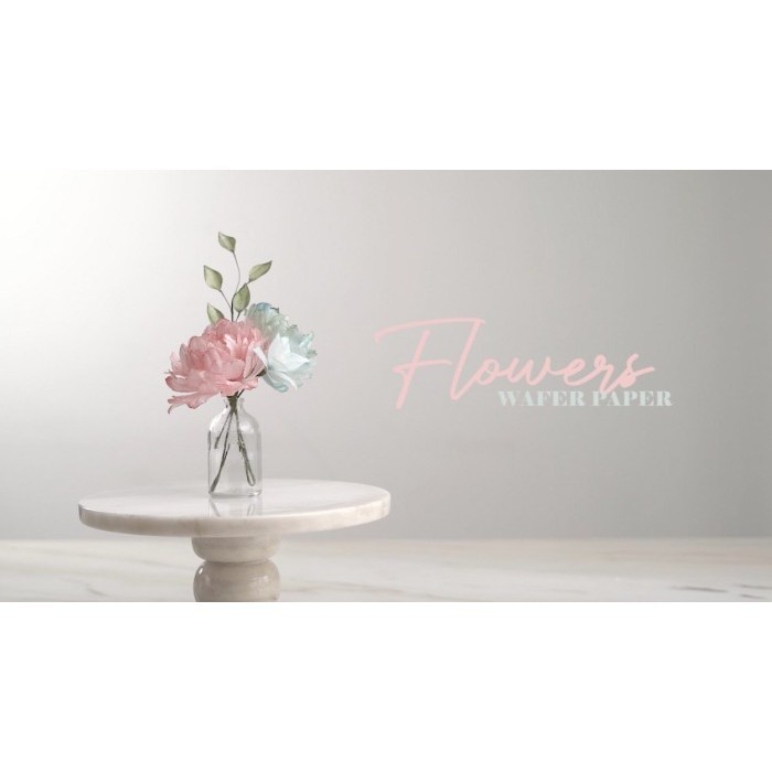 

[New Ori] Wafer Paper Flowers Online Class Berkualitas