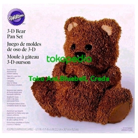 

[New Ori] Wilton 3D Cuddly Bear Cake Pan Terbatas