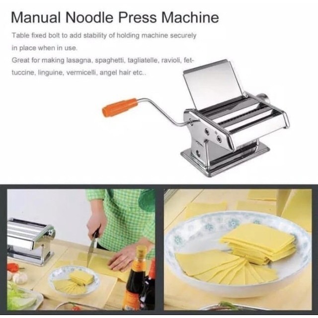 [New Ori] Noodle Maker / Alat Penggiling Mie Atau Pangsit / Industri Rumahan Diskon