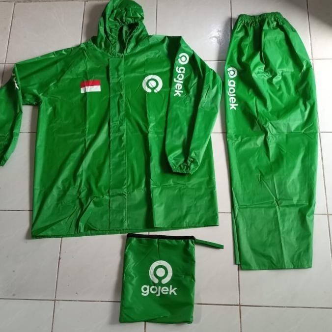 jas hujan ojek ojol gojek grab