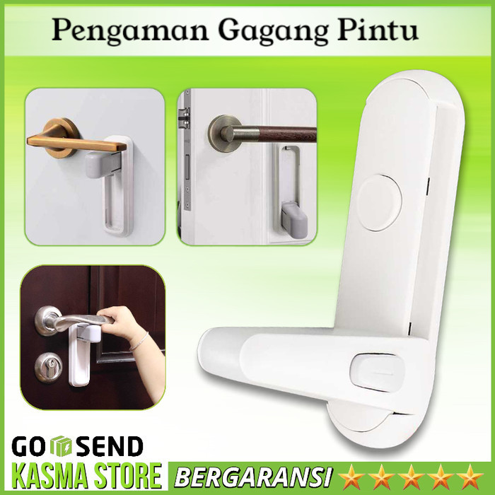 PENGUNCI PENGAMAN GAGANG PINTU RUMAH TEMPEL DOOR LEVER LOCK SAFETY