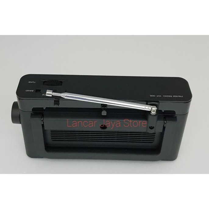 Radio Portable FM/AM Sony ICF-306 Radio Sony ICF-306 Hitam
