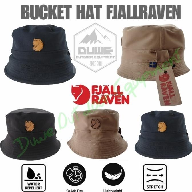 Bucket Hat Fjallraven Lokal-Bucket Hat-Topi Rimba Pria Wanita