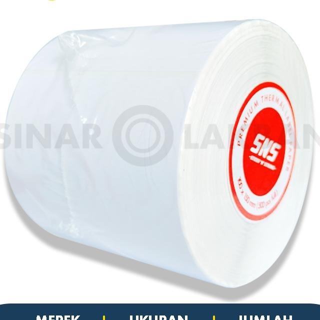 

Label Thermal / Kertas Thermal / Stier Thermal Kertas 100 X 150 Mm Isi 500 Full