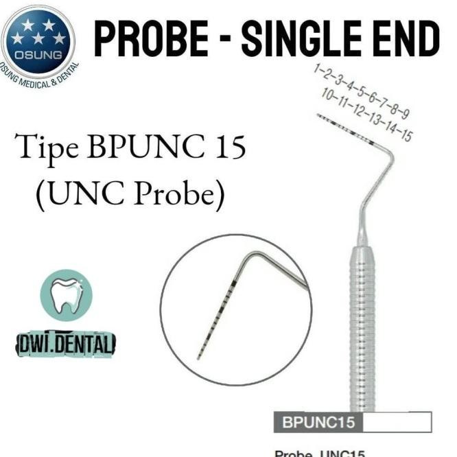 Dental Probe Osung Unc 15 Unc15 Instrumen Periodontal