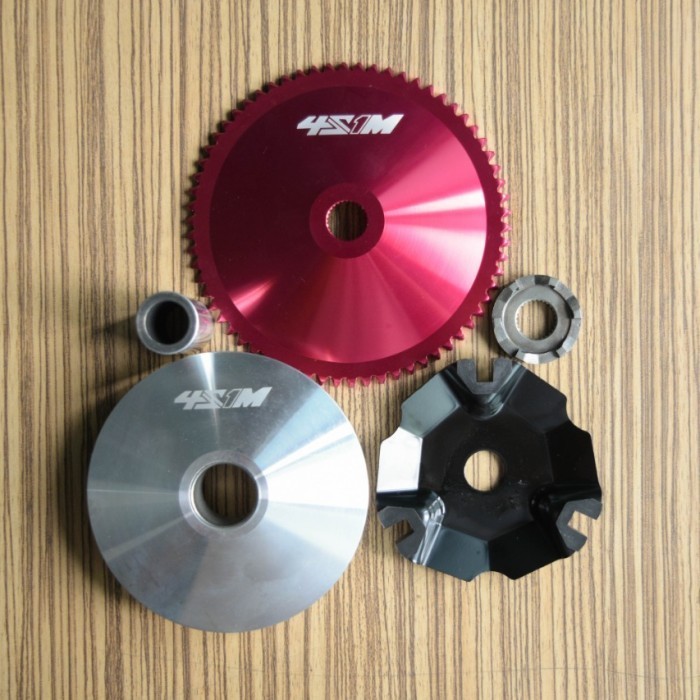 ✅Baru Pully Set 4S1M Beat Karbu Scoppy Spacy Vario 110 Terbaru