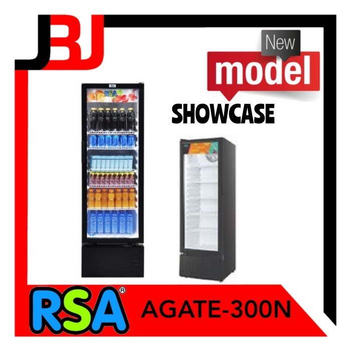 [Baru] Rsa Showcase Cooler Agate-300N Rsa Lemari Pendingin Agate300N Agate Terbaru