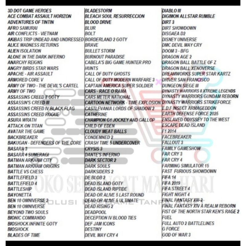 [LIMITED QUALITY] Ps3 Super Slim 1TB Isi Games Original