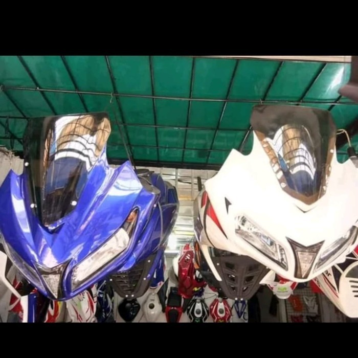 Best Full Fairing Depan Plastik Tipe R25 Utk Vixion Cb Verza Byson Megapro Gratis Ongkir