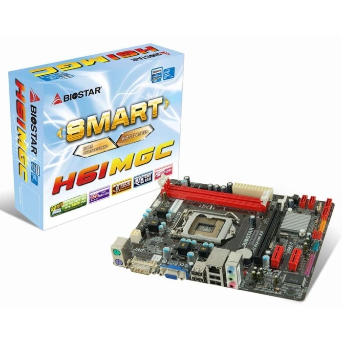 Motherboard Biostar H61MGC LGA 1155 Micro-ATX DDR3