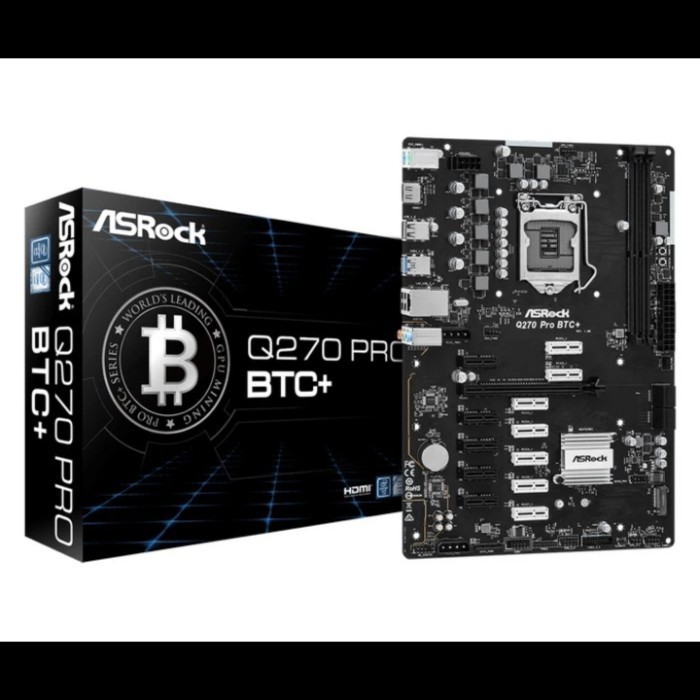 Best Seller Paket Mobo Asrock Q270 Pro Btc