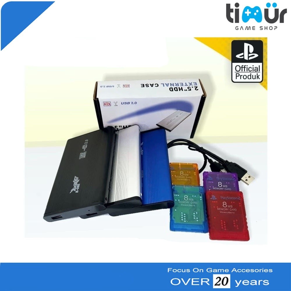 [LIMITED QUALITY] Harddisk Hardisk Eksternal Luar PS2 Support Semua PS2 160GB