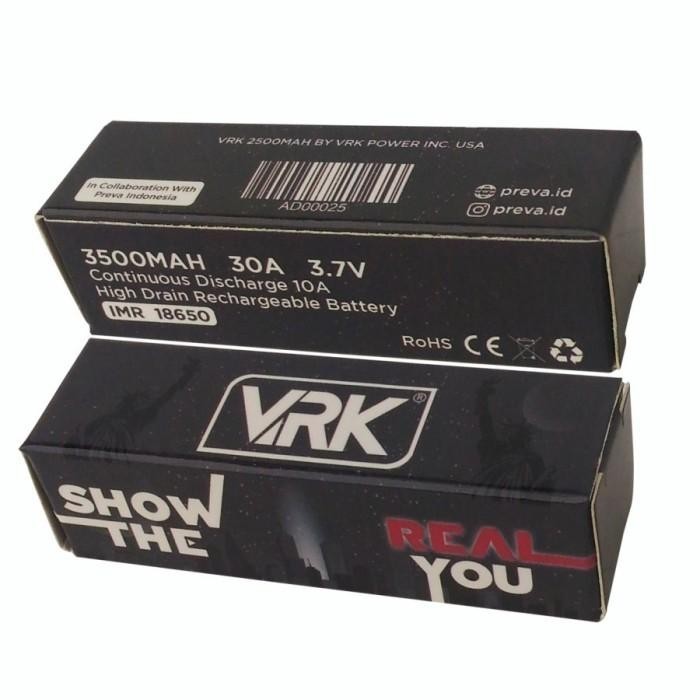 TERBARU BATERAI VRK BATTERY 18650 3500MAH VRK BATERAI VAPE BATTERY VRK 3500MAH
