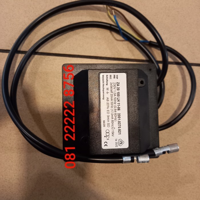 [New Ori] Trafo Ignitor 2X5Kv Type Za 20 100 Lh-06 Trafo Pemantik Burner Terbaru