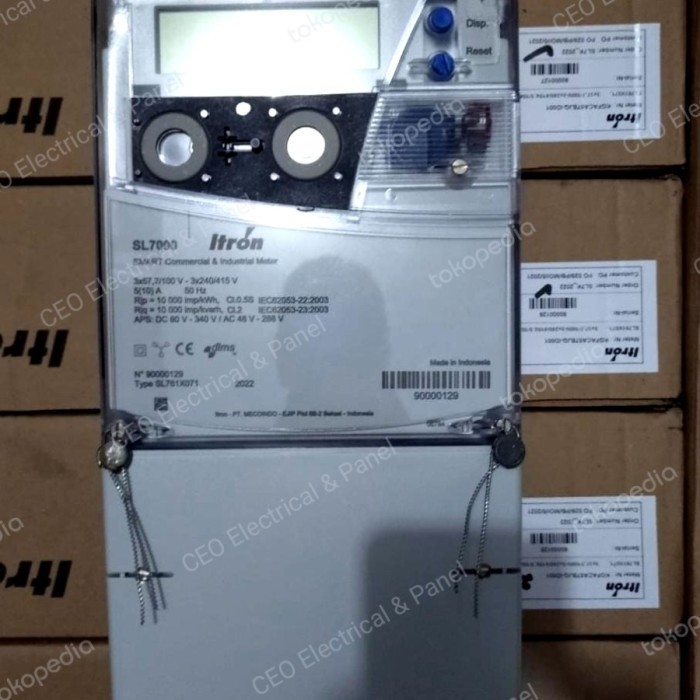 [New] New Kwh Meter 3Phasa Electronic Cls 0.5 Sl7000 Merk Itron Diskon