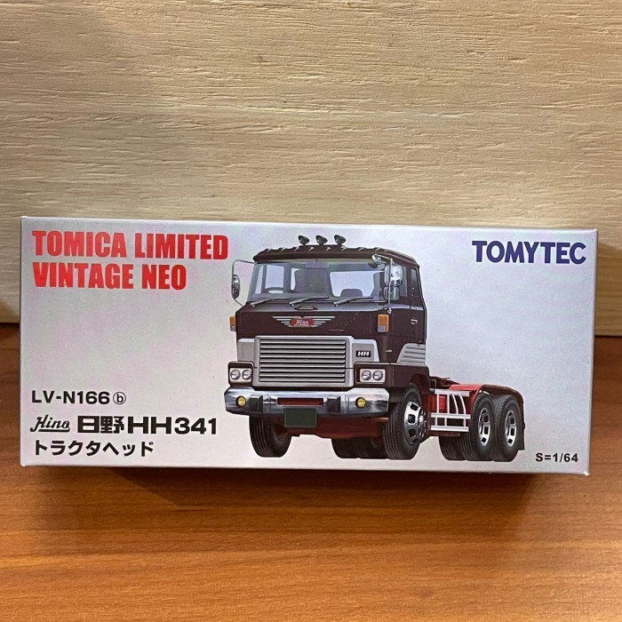 [Original] Tomica Limited Vintage Neo Lv-N166B Hino Hh341 Tractor Head Black Terbaru
