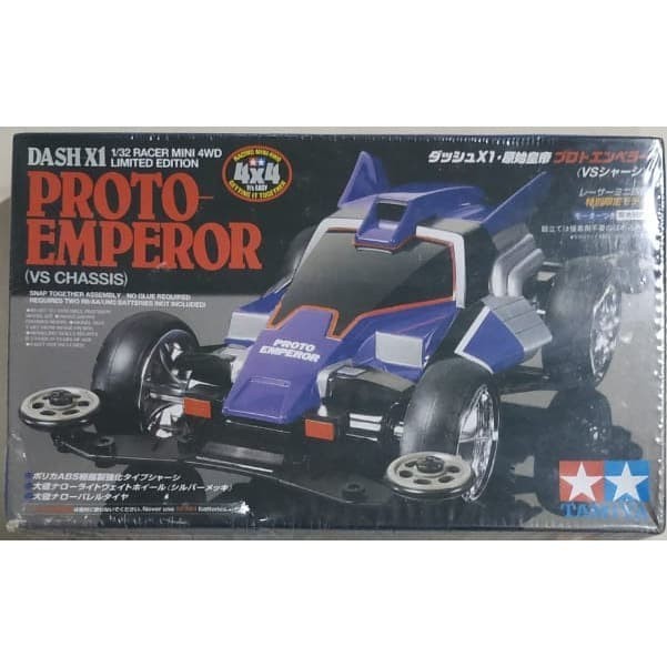 [Original] Tamiya Mini 4Wd 94708 - Dash X1 Proto Emperor Terbaru