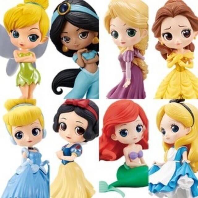 [Original] Disney Princess Qposket Ariel Frozen Cinderella Figure Terbatas