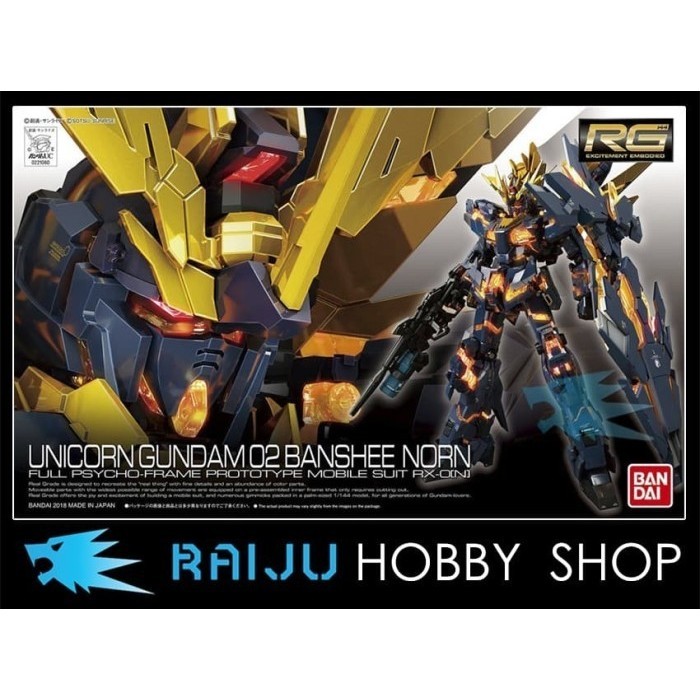 [Original] Rg 1/144 #27 Unicorn Gundam 02 Banshee Norn Diskon