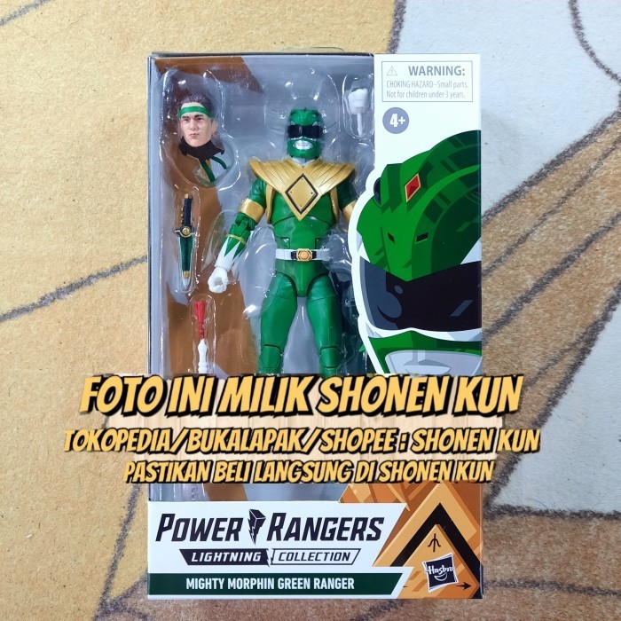 [Original] Lightning Collection Green Ranger Mainan Power Rangers Original Berkualitas