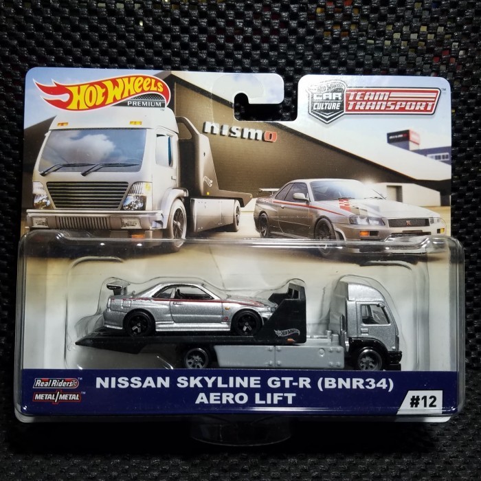 [Original] Hot Wheels Team Transport Nissan Skyline Gtr Bnr34 R34 Aero Lift Terbatas