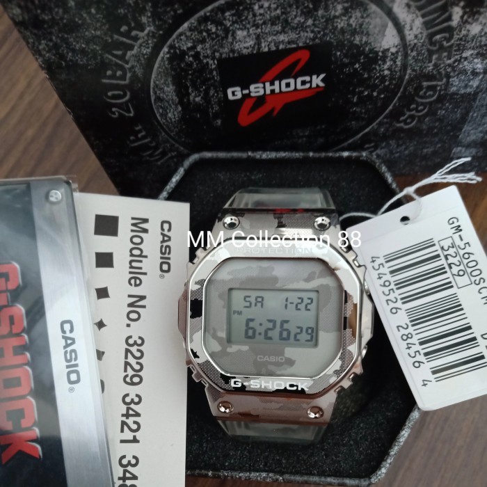 ✅New Casio Gshock Gm-5600Scm-1Dr G-Shock Gm5600Scm-1Dr Limited
