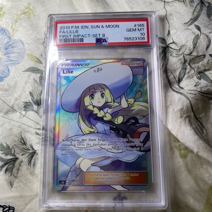 ✅Baru Kartu Pokemon Tcg Id Indonesia Sm As1B Lilie / Lillie Sr Psa 10 Terbatas