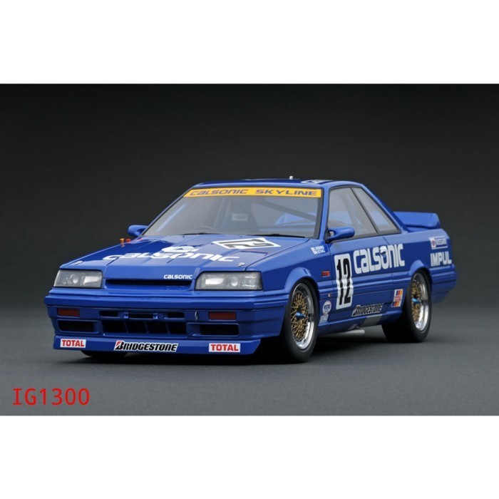 [Original] 1/18 Ignition Models Nissan Calsonic Skyline #12 1989 Jtc Terbatas