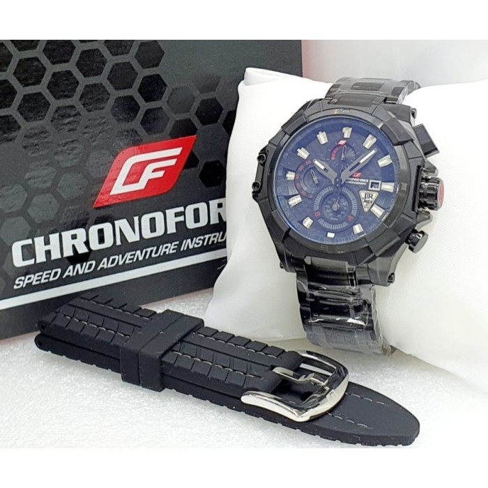 ✅New Jam Tangan Chronoforce 5209 Black Grey Original Garansi 1 Tahun Terbaru