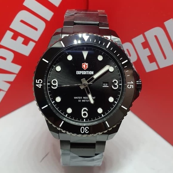 ✅New Ori Jam Tangan Pria Expedition E 6792 E6792 Black Original Bergaransi Limited