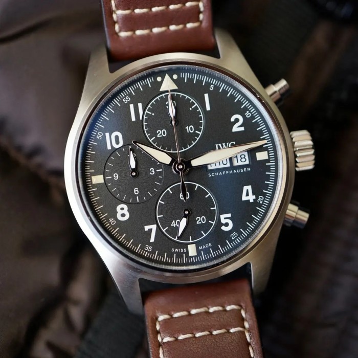✅New Ori Iwc Spitfire Chrono Iw387903 Jam Pria Limited
