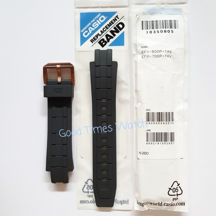 ✅New Ori Strap Edifice Efx-500P-1Av Efx 500 Efx 700P Efx 700 Casio Original Terbaru